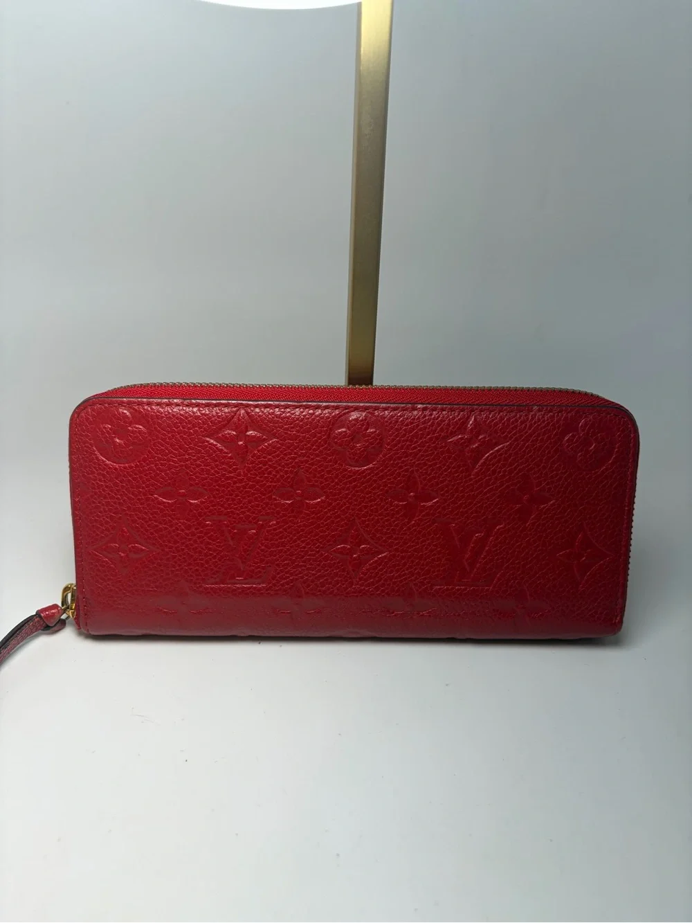 Louis Vuitton Empriente Monogram Zippy Wallet Cherry Red